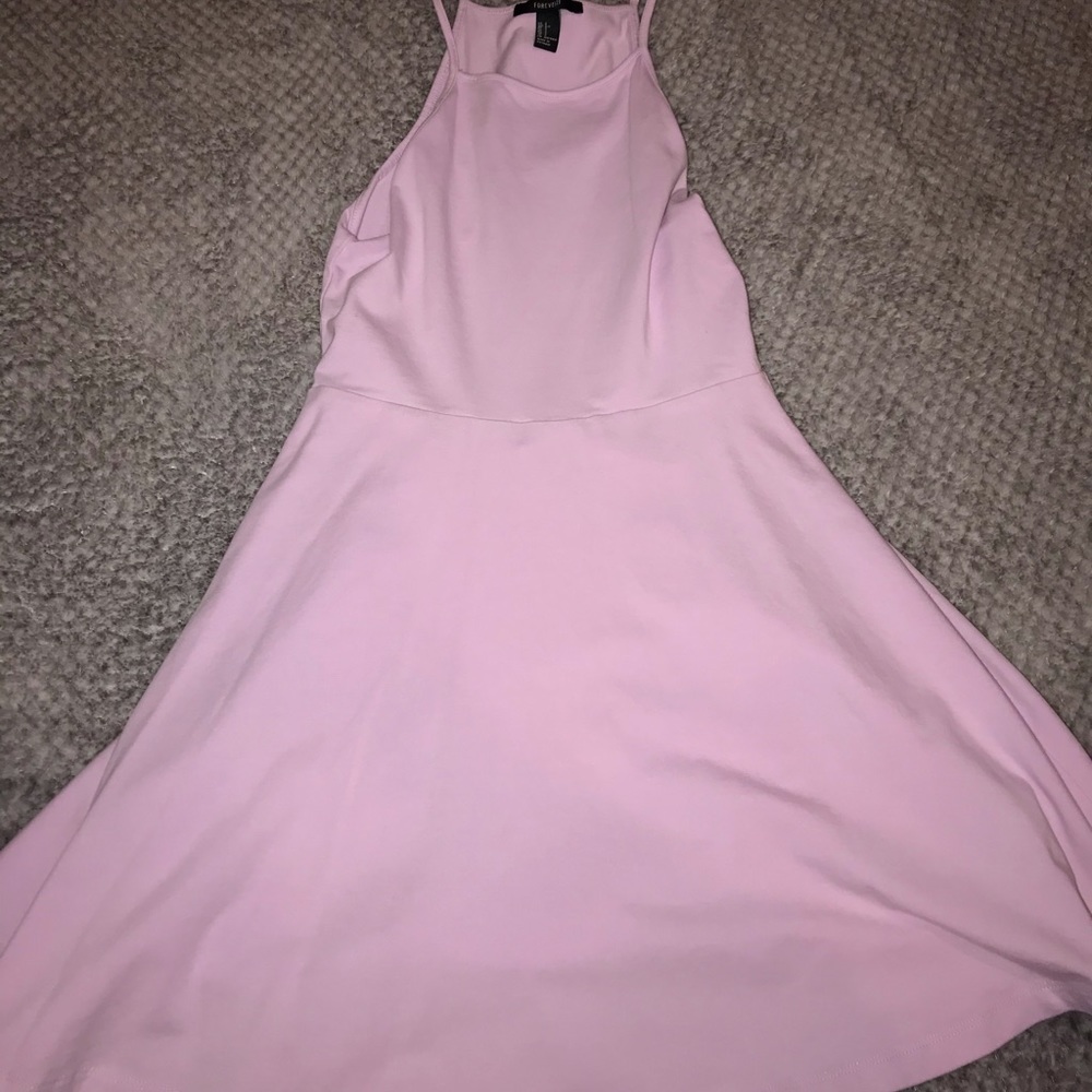 Lilac short skater dress